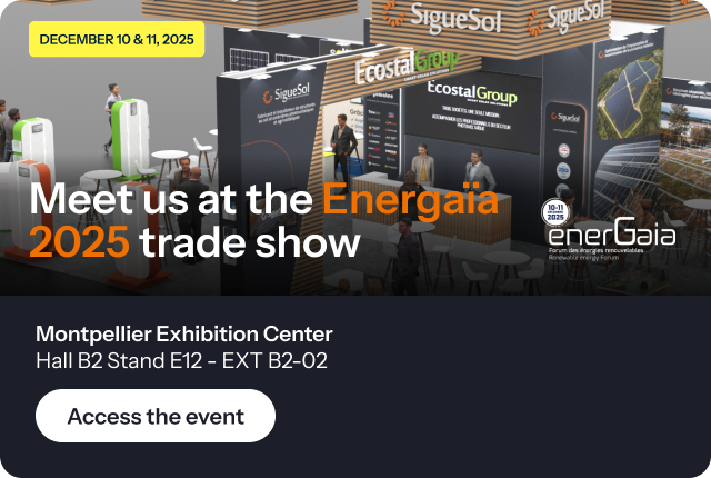 SigueSol at the EnerGaïa 2025 Exhibition, discover our photovoltaic structures and solar carports in Montpellier