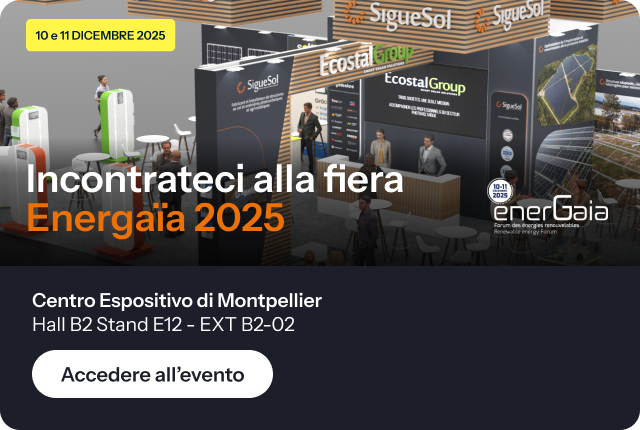 SigueSol al Salone EnerGaïa 2025, scoprite le nostre strutture fotovoltaiche e i carport solari a Montpellier